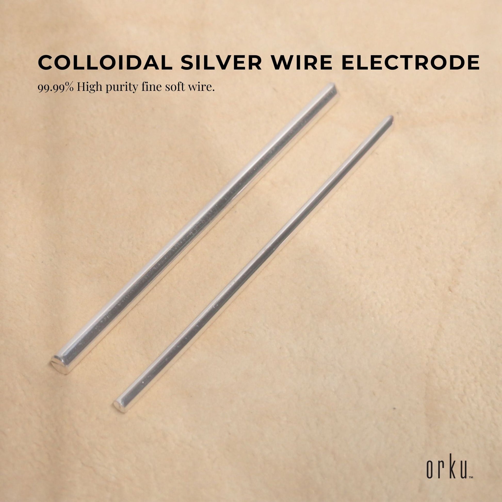1x 7" Silver Rod 18 Gauge 99.99% High Purity Fine Soft Wire Colloidal Electrode V238-SUPDZ-31948889751632