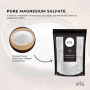 Orku 1Kg Epsom Salt - Magnesium Sulphate Bath Salts Skin Body V238-SUPDZ-31950184087632