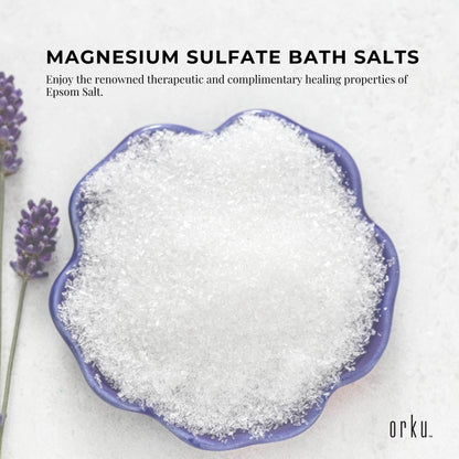 Orku 1Kg Epsom Salt - Magnesium Sulphate Bath Salts Skin Body V238-SUPDZ-31950184087632