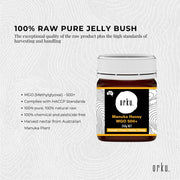 Orku 250g MGO 500+ Australian Manuka Honey - 100% Raw Natural Pure Jelly Bush V238-SUPDZ-31985334517840