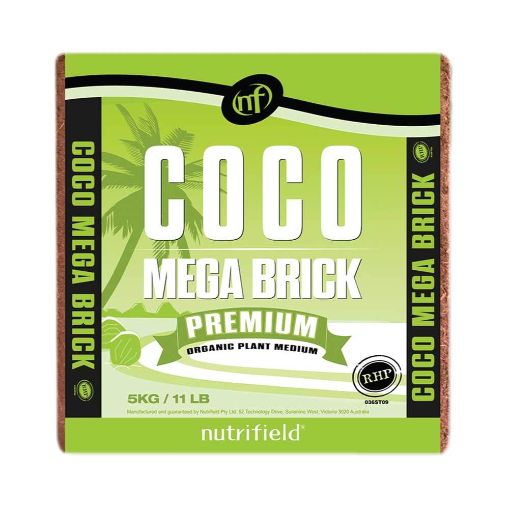 4x 5Kg Coco Mega Brick Premium Coir Peat Organic Plant Growth Medium Nutrifield V238-SUPDZ-31989532524624