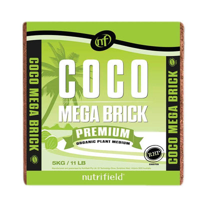 4x 5Kg Coco Mega Brick Premium Coir Peat Organic Plant Growth Medium Nutrifield V238-SUPDZ-31989532524624