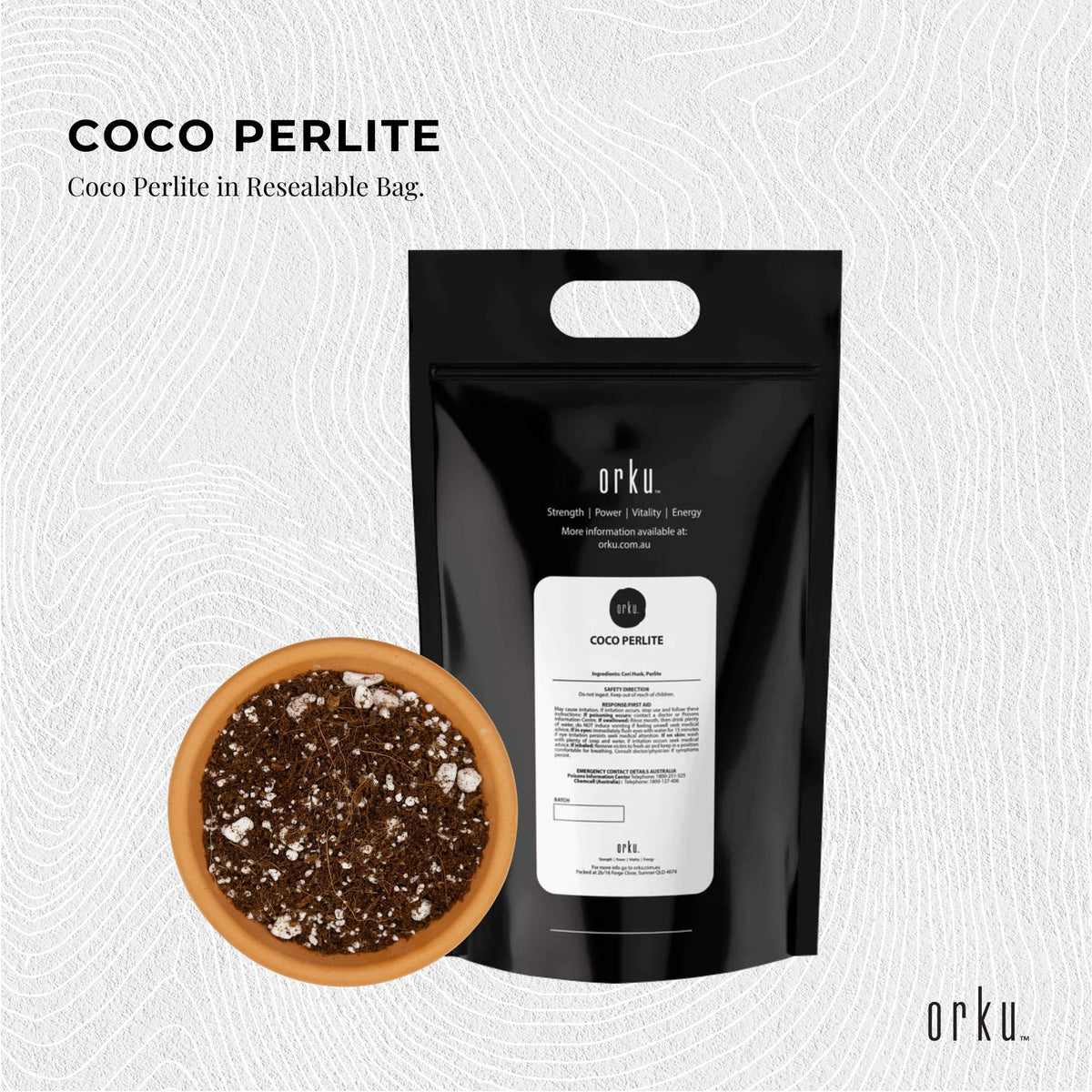 20L Premium Coco Perlite Mix - 70% Coir Husk 30% Hydroponic Plant Growing Medium V238-SUPDZ-31990032826448