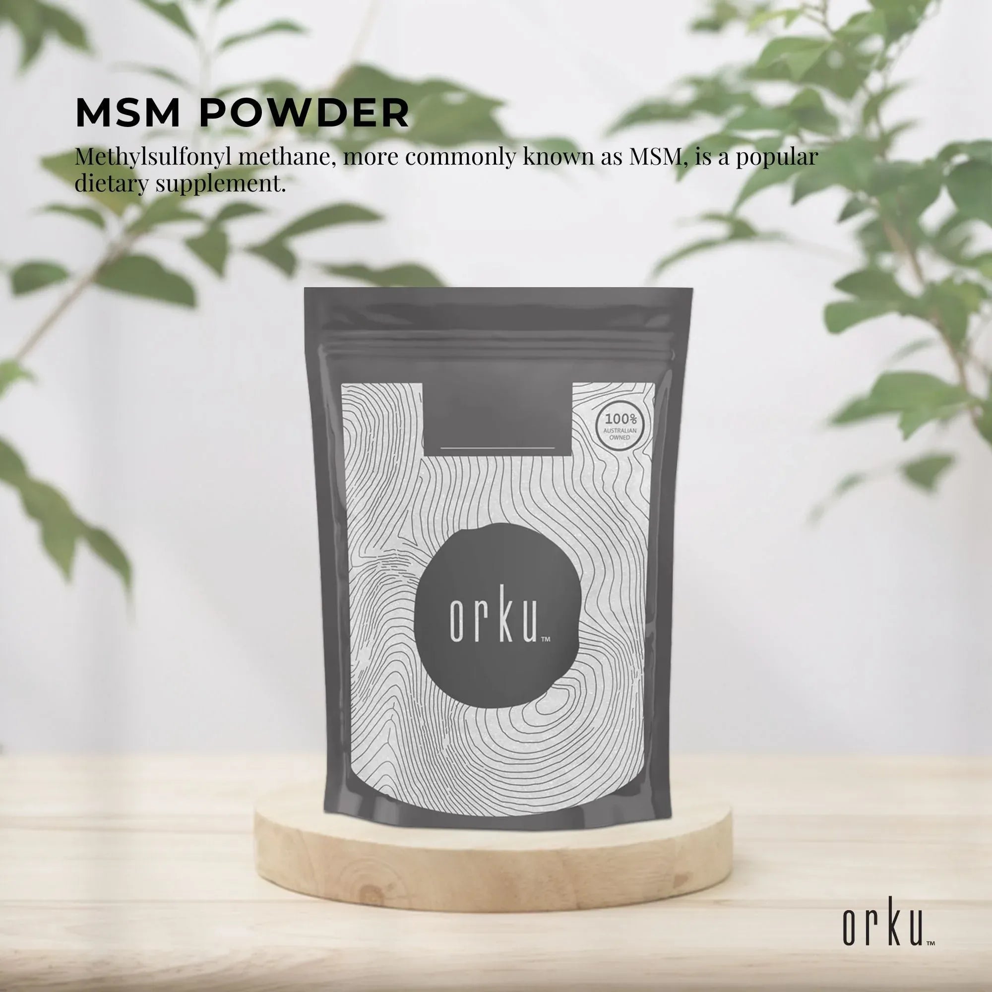 Orku 2Kg MSM Powder or Crystals - 99.9% Pure USP Grade Methylsulfonylmethane V238-SUPDZ-31991197925456