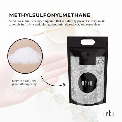 Orku 20Kg MSM Powder or Crystals - 99.9% Pure USP Grade Methylsulfonylmethane V238-SUPDZ-31991255367760