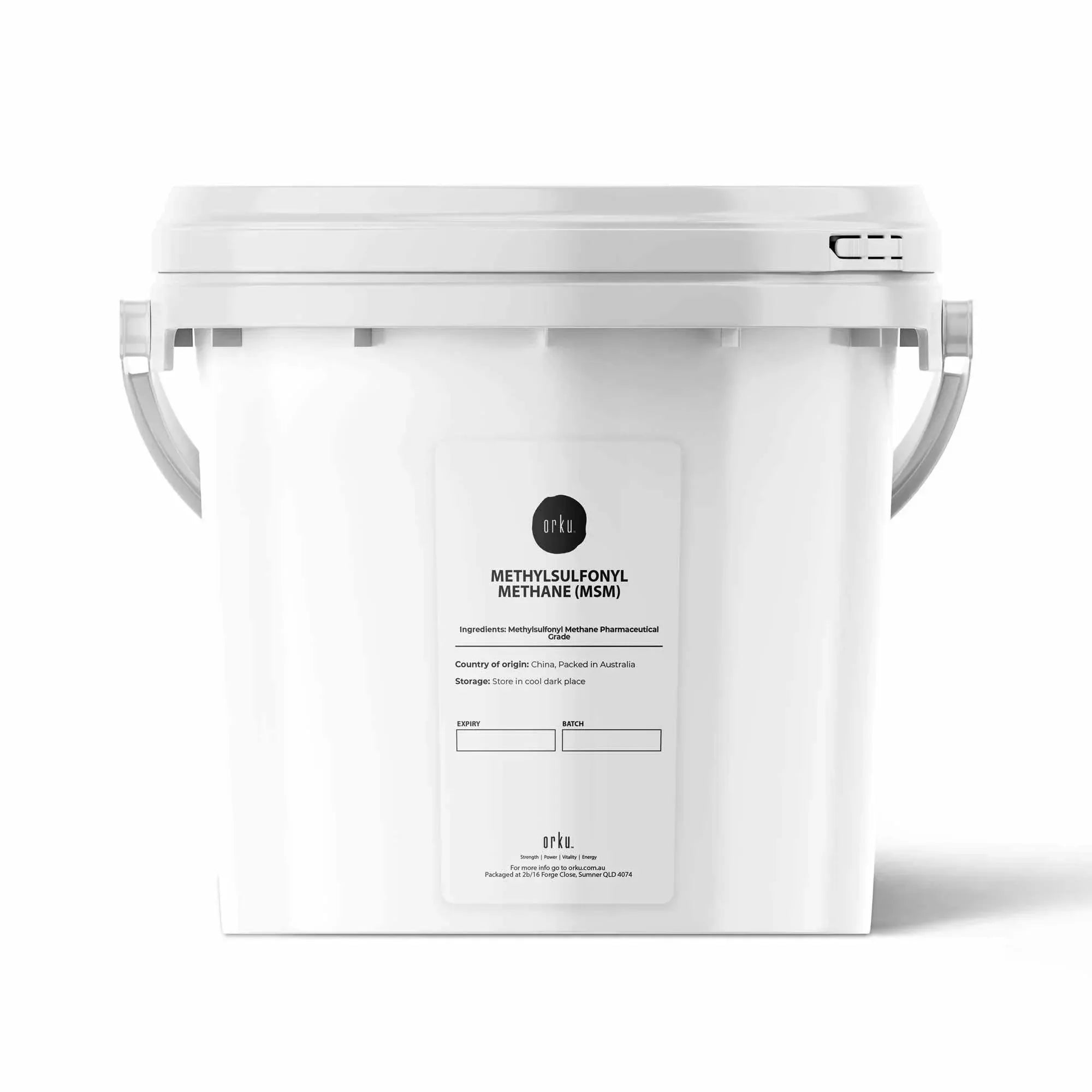 Orku 3Kg MSM Powder or Crystals Tub - 99.9% Pure USP Grade Methylsulfonylmethane V238-SUPDZ-31991328211024