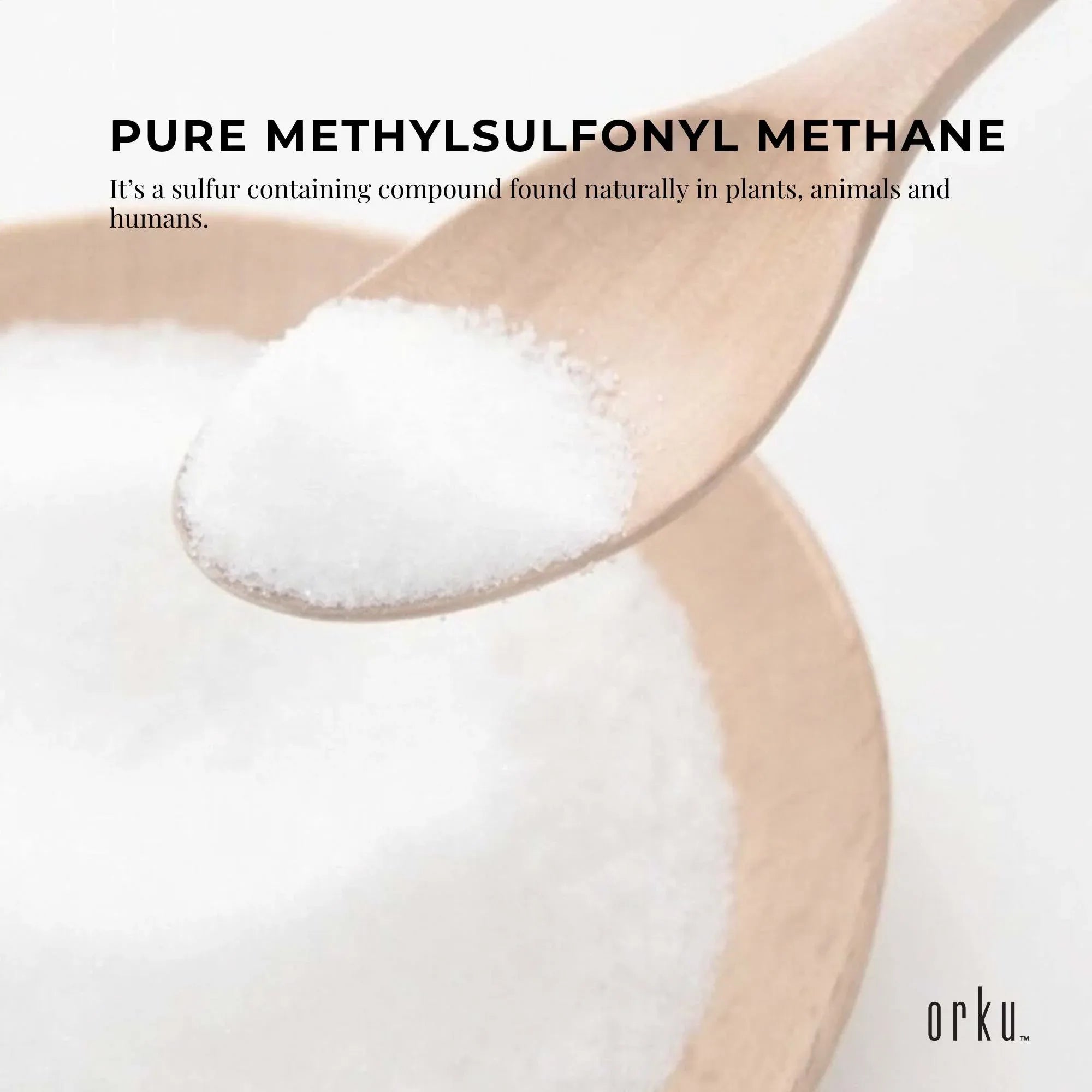 Orku 3Kg MSM Powder or Crystals Tub - 99.9% Pure USP Grade Methylsulfonylmethane V238-SUPDZ-31991328211024