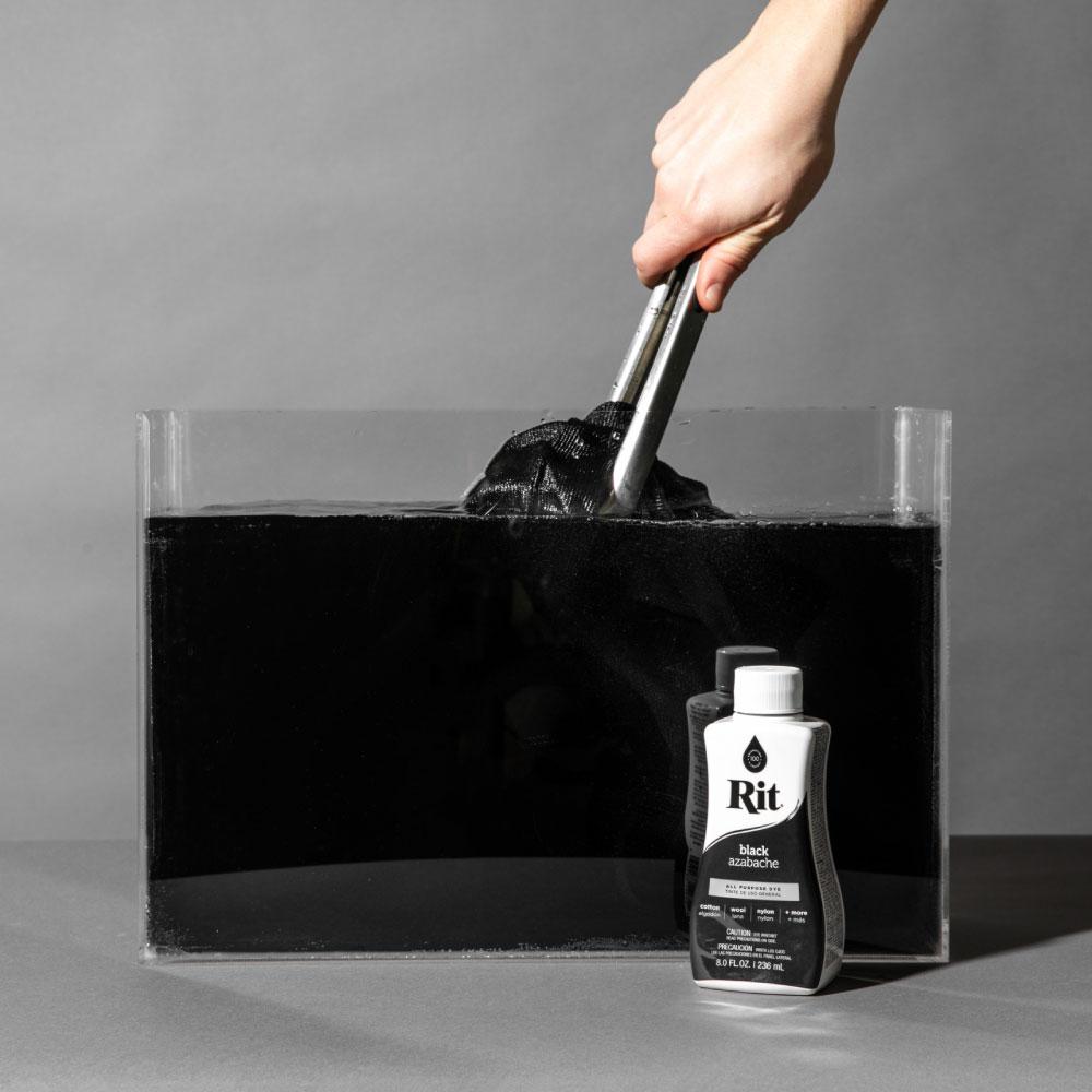 236ml Black Fabric Dye Rit Clothes All Purpose Liquid Cloth Tie Colours Cotton V238-SUPDZ-32011373346896