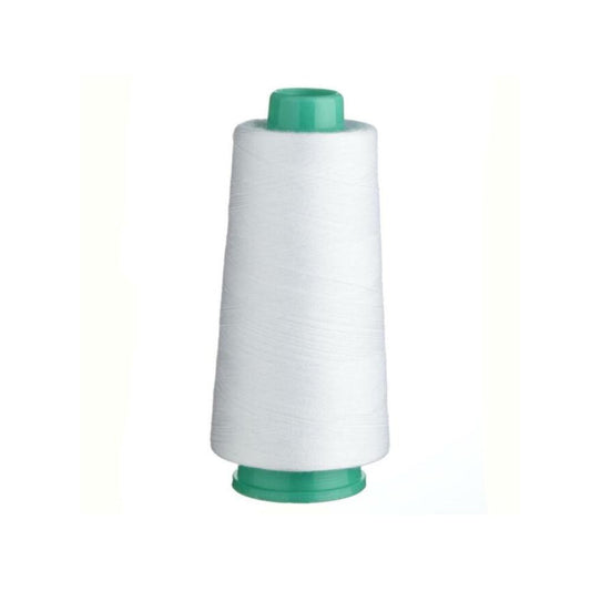 White Overlocking Thread 2000m Polyester Birch Overlocker Cone Spool Sewing V238-SUPDZ-32055921180752