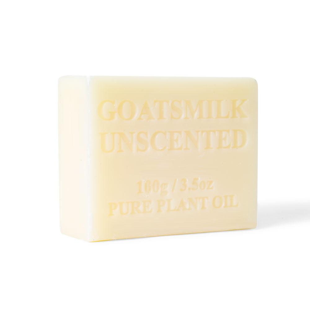 4x 100g Goats Milk Soap Bars -Unscented For Sensitive Pure Australian Skin Care V238-SUPDZ-32088753438800