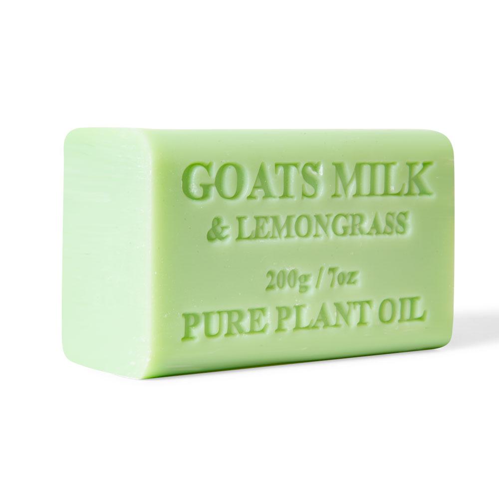2x 200g Goats Milk Soap Bars Lemongrass Scent Pure Natural Australian Skin Care V238-SUPDZ-32088794660944