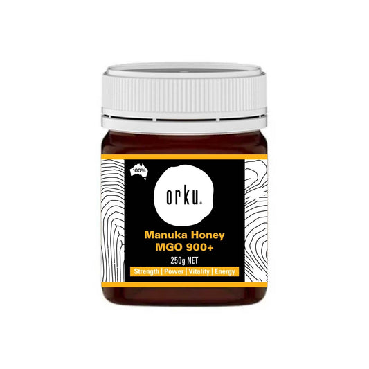Orku 250g MGO 900+ Australian Manuka Honey - 100% Raw Natural Pure Jelly Bush V238-SUPDZ-32132942168144