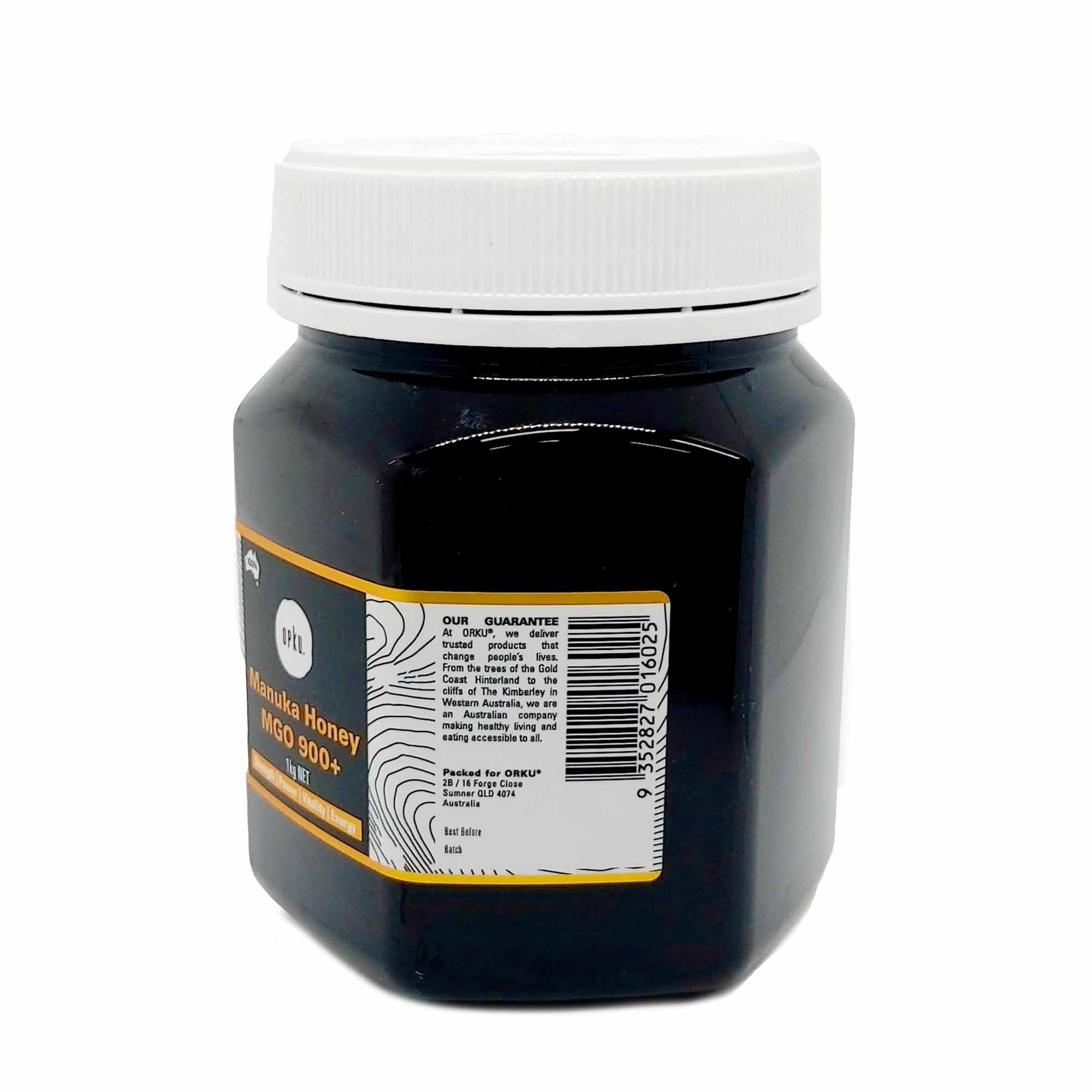 Orku 1Kg MGO 900+ Australian Manuka Honey - 100% Raw Natural Pure Jelly Bush V238-SUPDZ-32132978868304