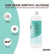 Kemmie 1L DMSO Liquid 99.9% Pure - USP Grade Dimethyl Sulfoxide Solvent V238-SUPDZ-32168888402000