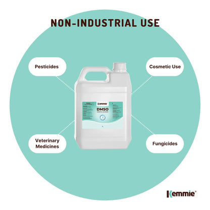 Kemmie 5L DMSO Liquid 99.9% Pure - USP Grade Dimethyl Sulfoxide Solvent Bulk V238-SUPDZ-32251701362768