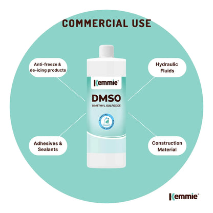 Kemmie 250ml DMSO Liquid 99.9% Pure - USP Grade Dimethyl Sulfoxide Solvent V238-SUPDZ-32257749418064