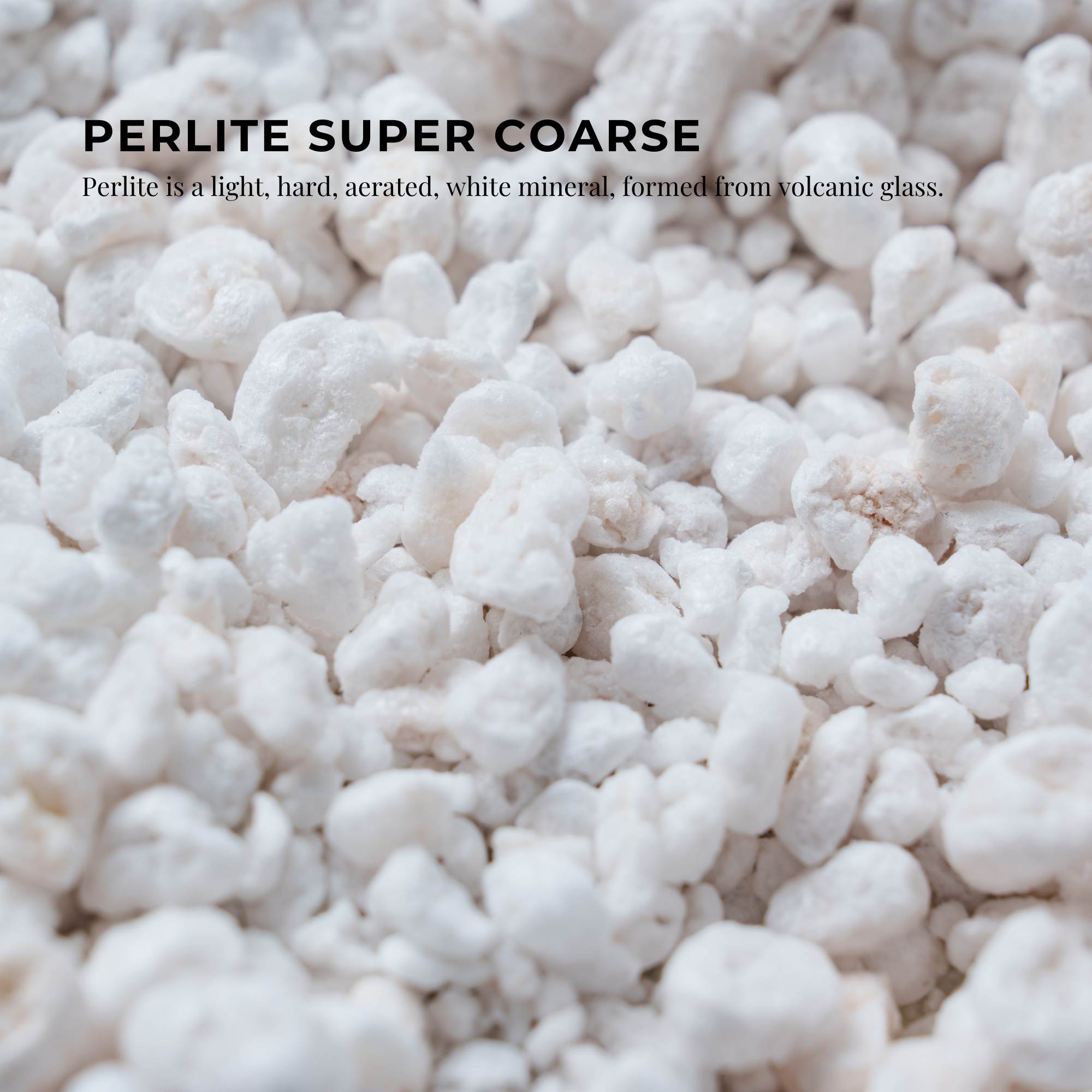 Orku 100L Perlite Super Coarse Premium Soil Expanded Medium Plants Hydroponics V238-SUPDZ-32280850989136