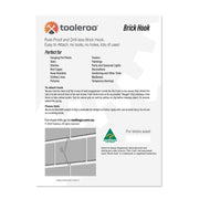 5 Pack 90mm (3.5") Brick Hooks - Wall Crab Clips Hangers For Pictures Plants V238-SUPDZ-32322629959760