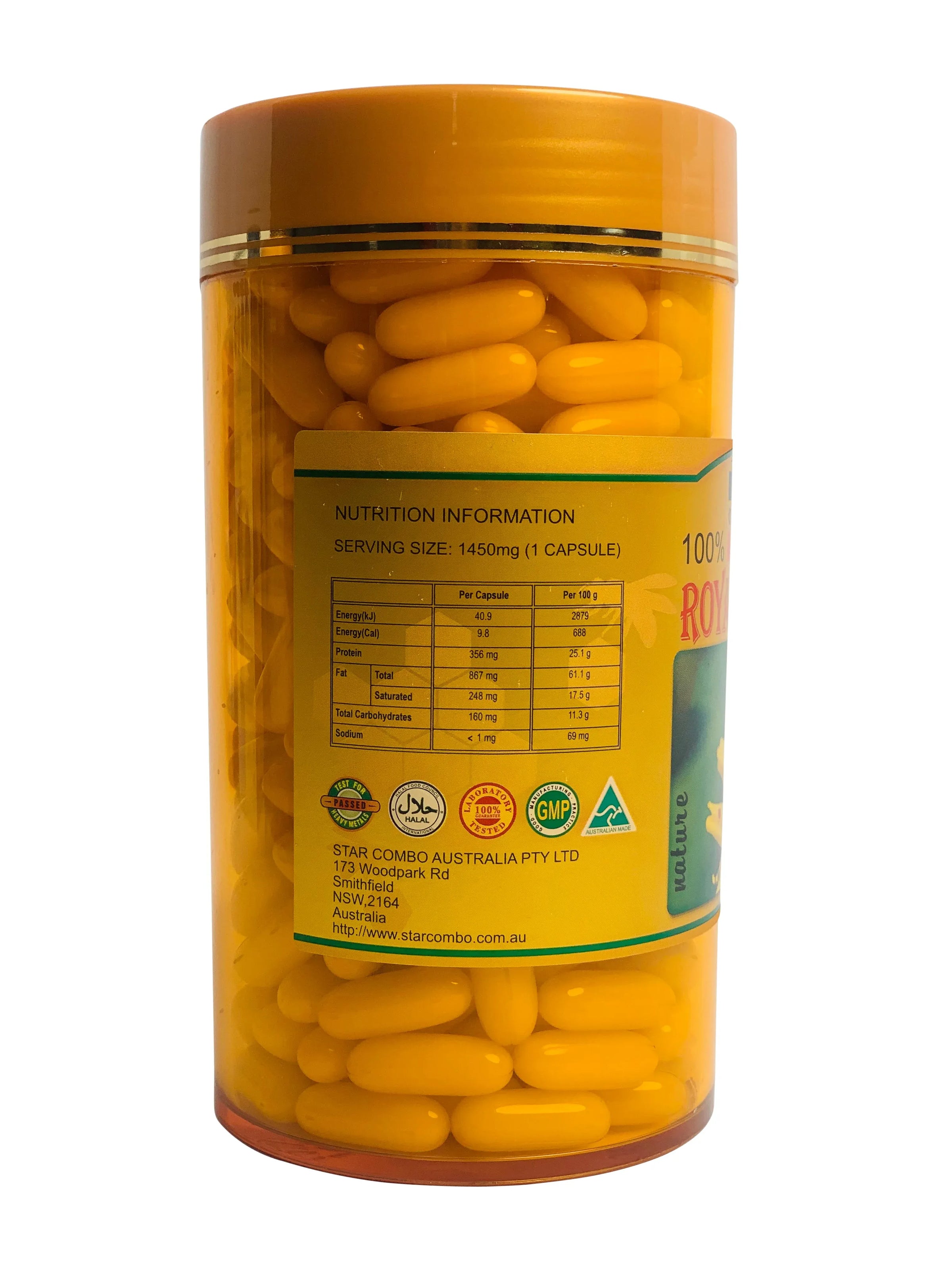 Costar 365x 1450mg Royal Bee Jelly Capsules 100% Pure V238-SUPDZ-32329448652880