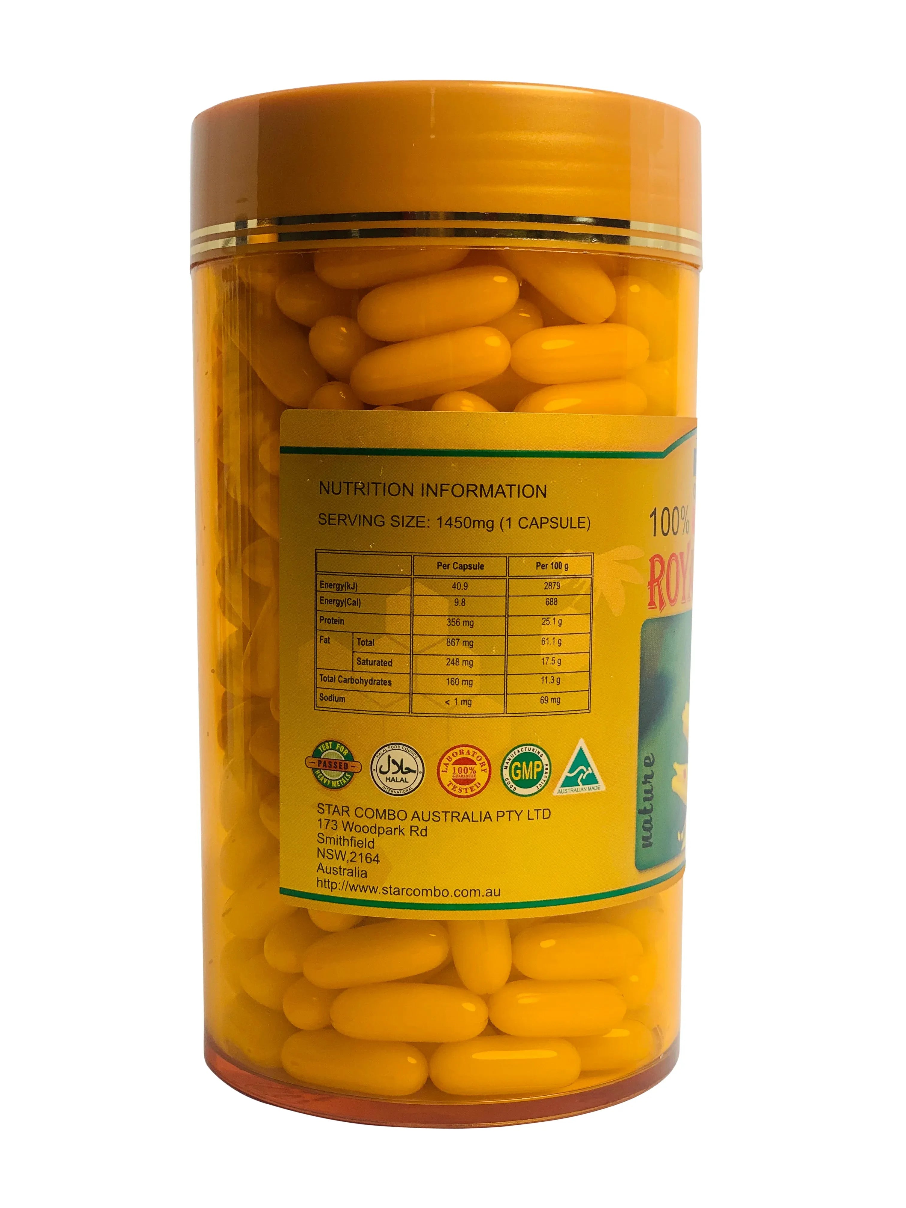Costar 365x 1450mg Royal Bee Jelly Capsules 100% Pure V238-SUPDZ-32329448652880