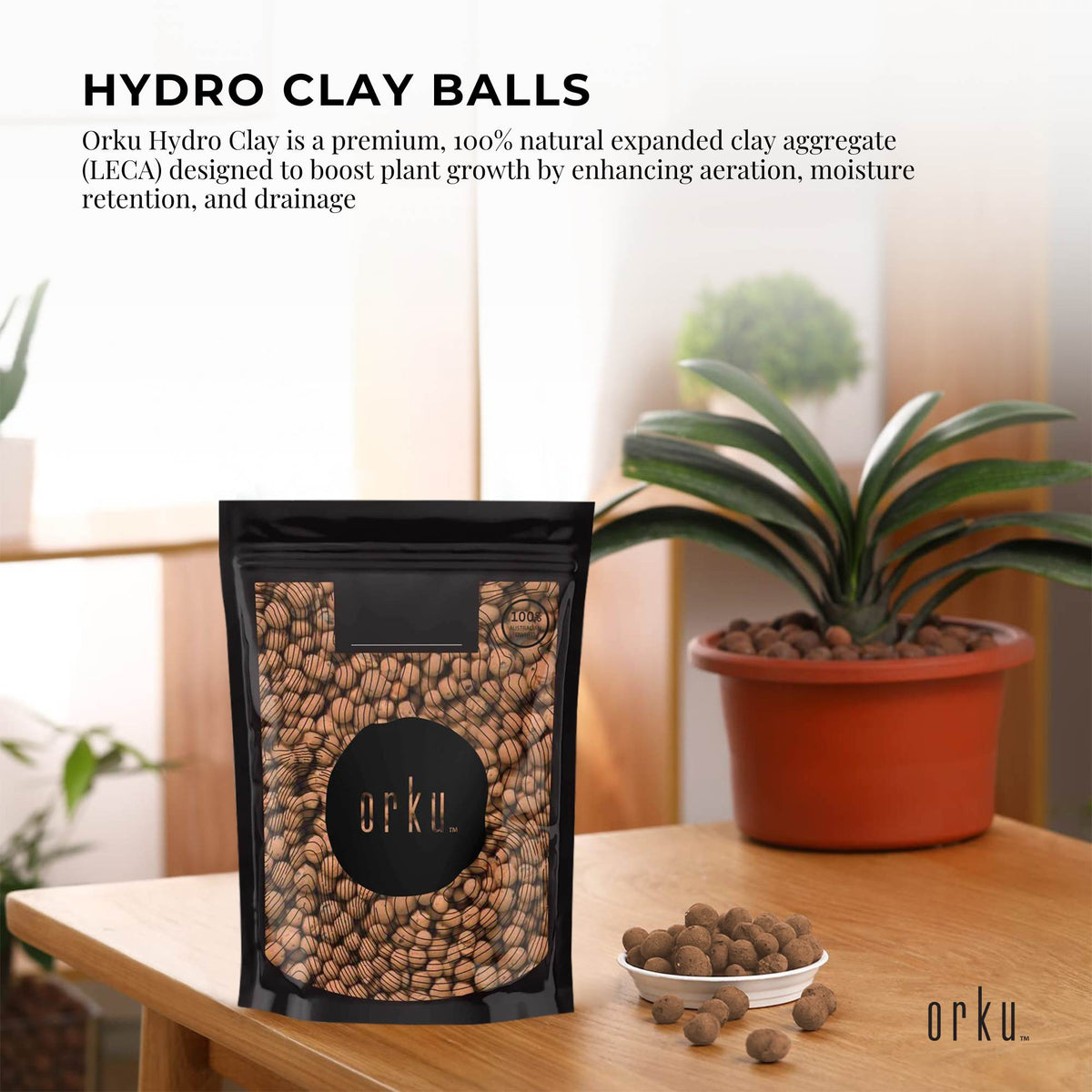 1L Hydro Clay Balls - Natural Premium Hydroponic Expanded Plant Growing Medium V238-SUPDZ-32366945370192