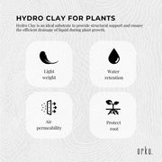 1L Hydro Clay Balls - Natural Premium Hydroponic Expanded Plant Growing Medium V238-SUPDZ-32366945370192