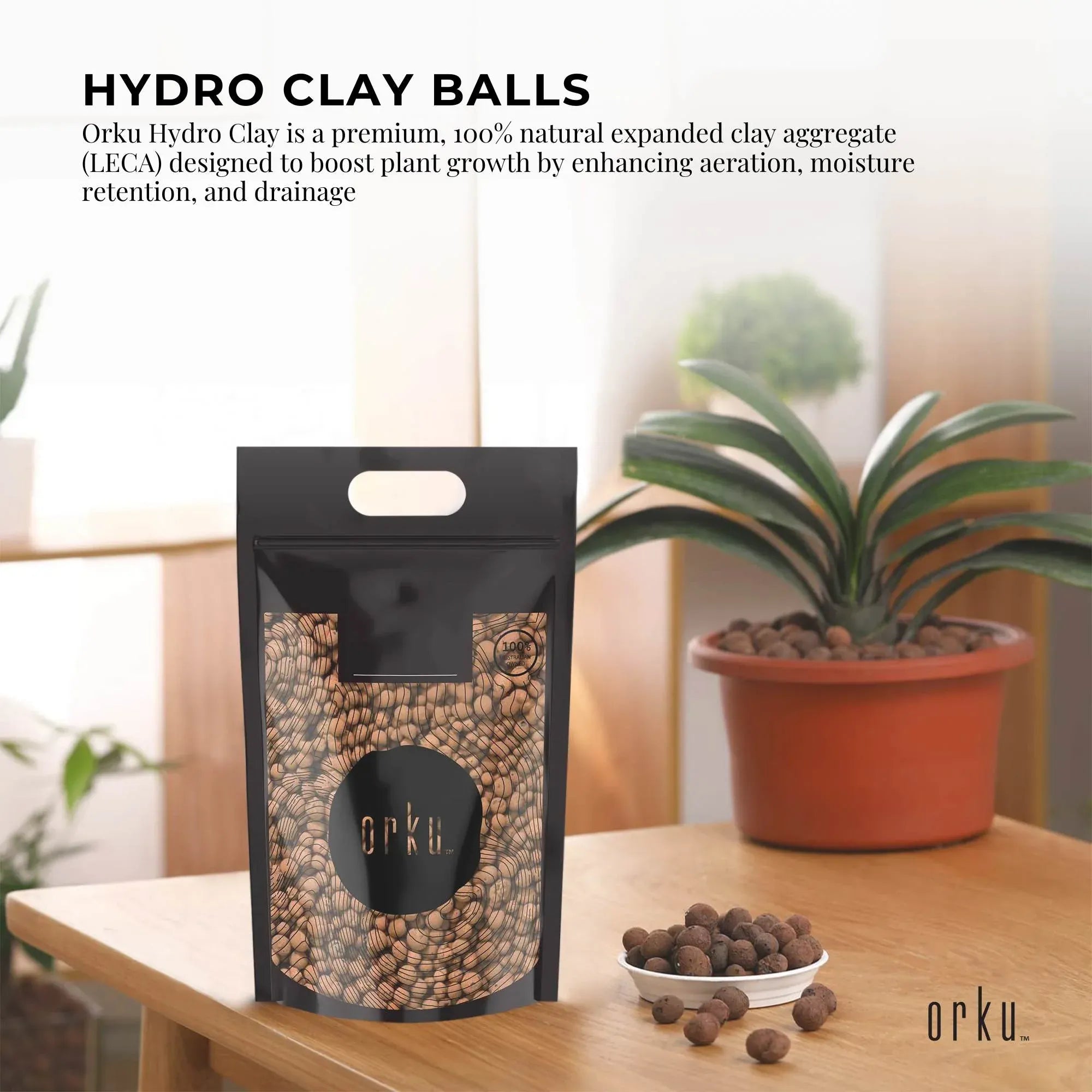 5L Hydro Clay Balls - Natural Premium Hydroponic Expanded Plant Growing Medium V238-SUPDZ-32366964605008