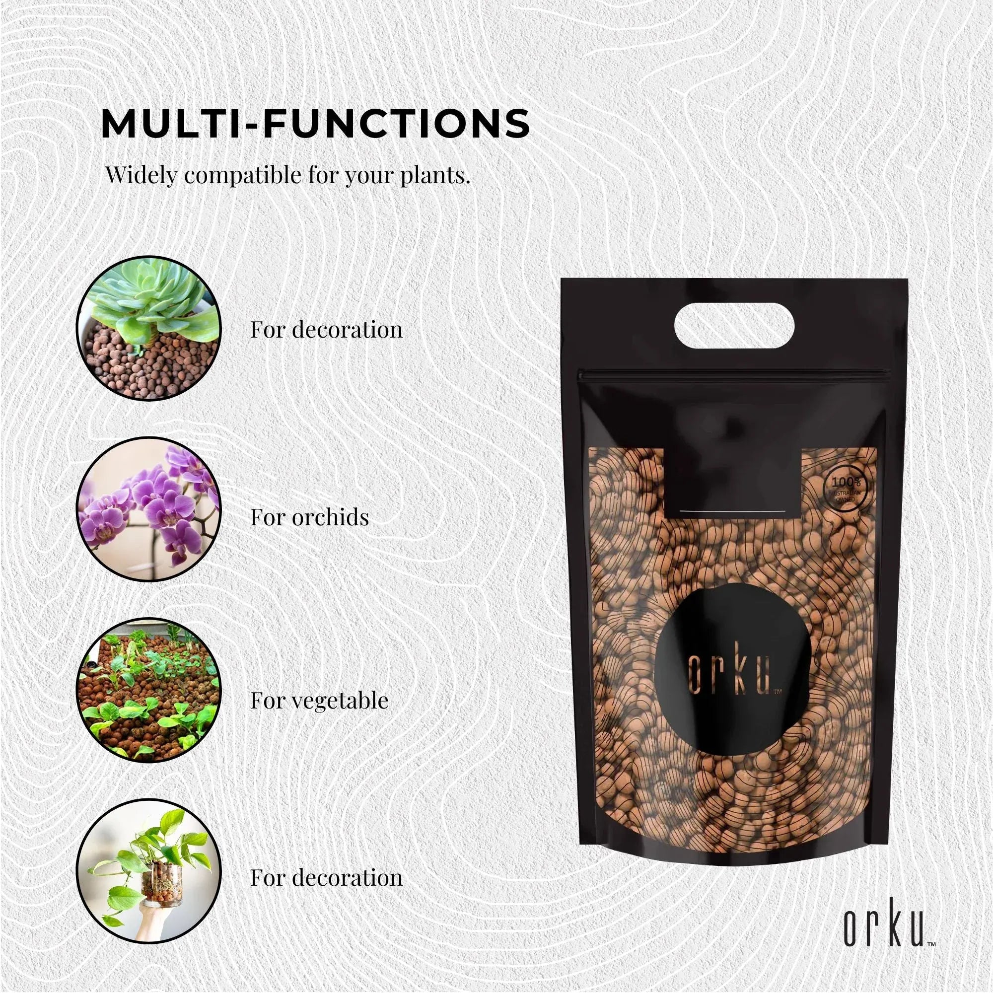 5L Hydro Clay Balls - Natural Premium Hydroponic Expanded Plant Growing Medium V238-SUPDZ-32366964605008