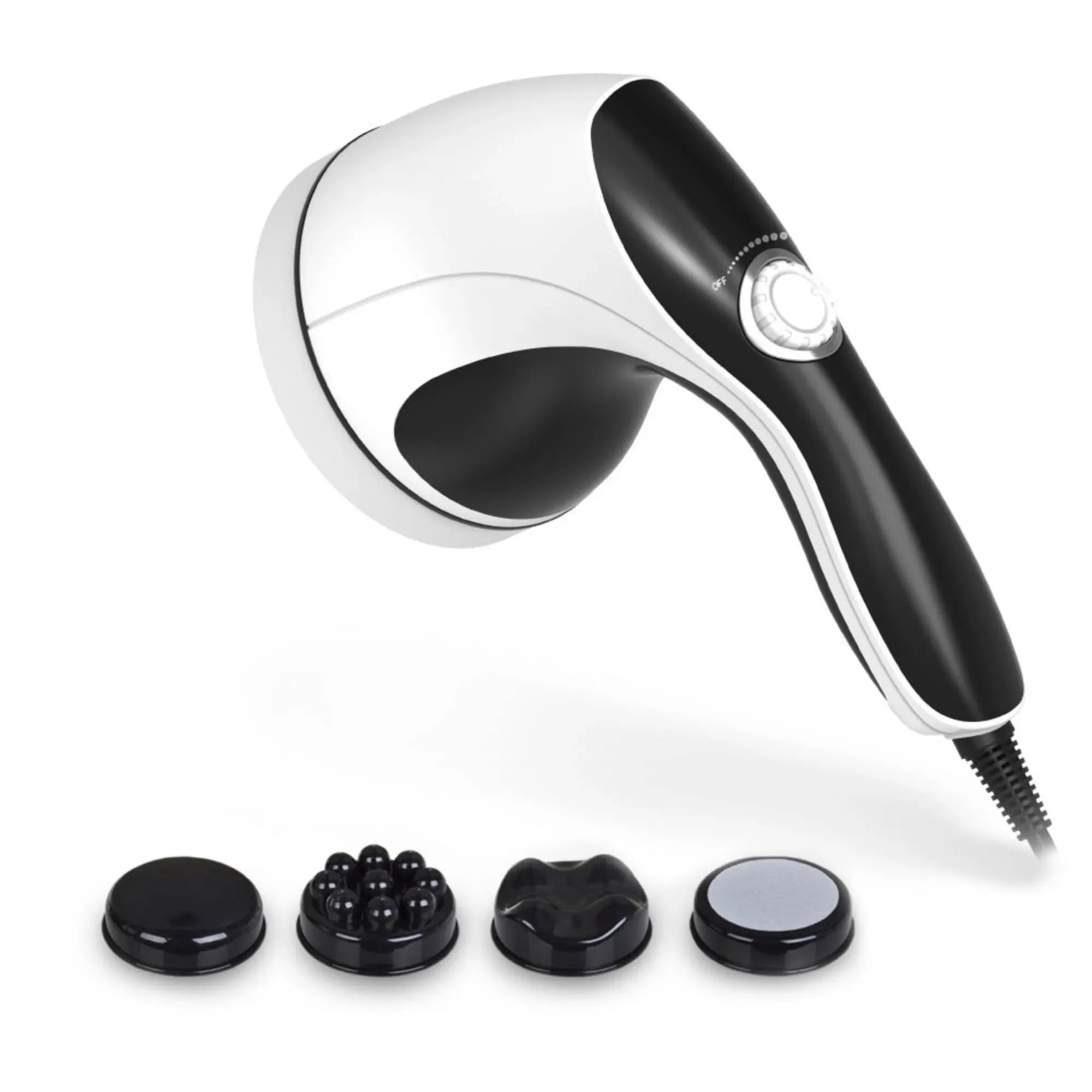 Orku Full Body Vibration Handheld Massager - 4 Heads Neck Shoulders Back Legs V238-SUPDZ-32465461117008