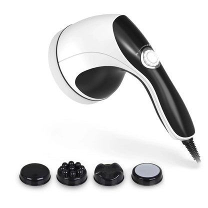 Orku Full Body Vibration Handheld Massager - 4 Heads Neck Shoulders Back Legs V238-SUPDZ-32465461117008