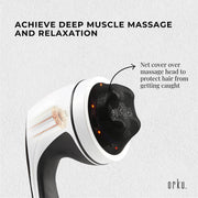 Orku Full Body Vibration Handheld Massager - 4 Heads Neck Shoulders Back Legs V238-SUPDZ-32465461117008