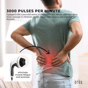 Orku Full Body Vibration Handheld Massager - 4 Heads Neck Shoulders Back Legs V238-SUPDZ-32465461117008