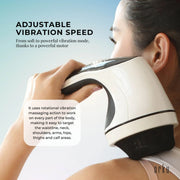 Orku Full Body Vibration Handheld Massager - 4 Heads Neck Shoulders Back Legs V238-SUPDZ-32465461117008