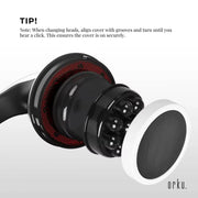 Orku Full Body Vibration Handheld Massager - 4 Heads Neck Shoulders Back Legs V238-SUPDZ-32465461117008