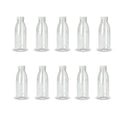 10x 300ml PET Juice Bottles + Tamper Evident Caps - Empty Plastic Recyclable Clear V238-SUPDZ-32470510239824
