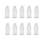 10x 300ml PET Juice Bottles + Tamper Evident Caps - Empty Plastic Recyclable Clear V238-SUPDZ-32470510239824