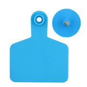 100x Cattle Ear Tags 6x7.5cm Set - Medium Blue Blank Cow Sheep Livestock Label V238-SUPDZ-32496978526288
