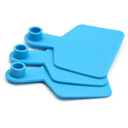 100x Cattle Ear Tags 6x7.5cm Set - Medium Blue Blank Cow Sheep Livestock Label V238-SUPDZ-32496978526288