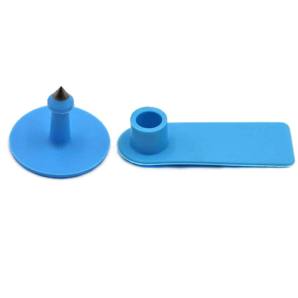100x Cattle Ear Tags 5x2cm Set - Small Blue Cow Sheep Pig Blank Livestock Labels V238-SUPDZ-32497252302928