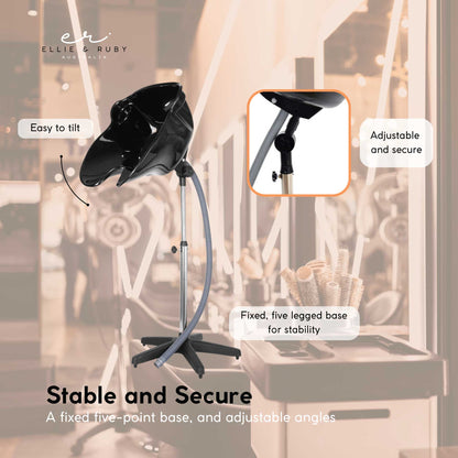 Ellie & Ruby Large Portable Hairdressing Salon Basin Hair Washing Deep Sink Bowl V238-SUPDZ-32549976899664