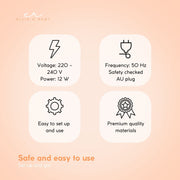Ellie & Ruby 5x Magnifying Floor Lamp - Glass Lens Light and Wheeled Stand White V238-SUPDZ-32555753832528