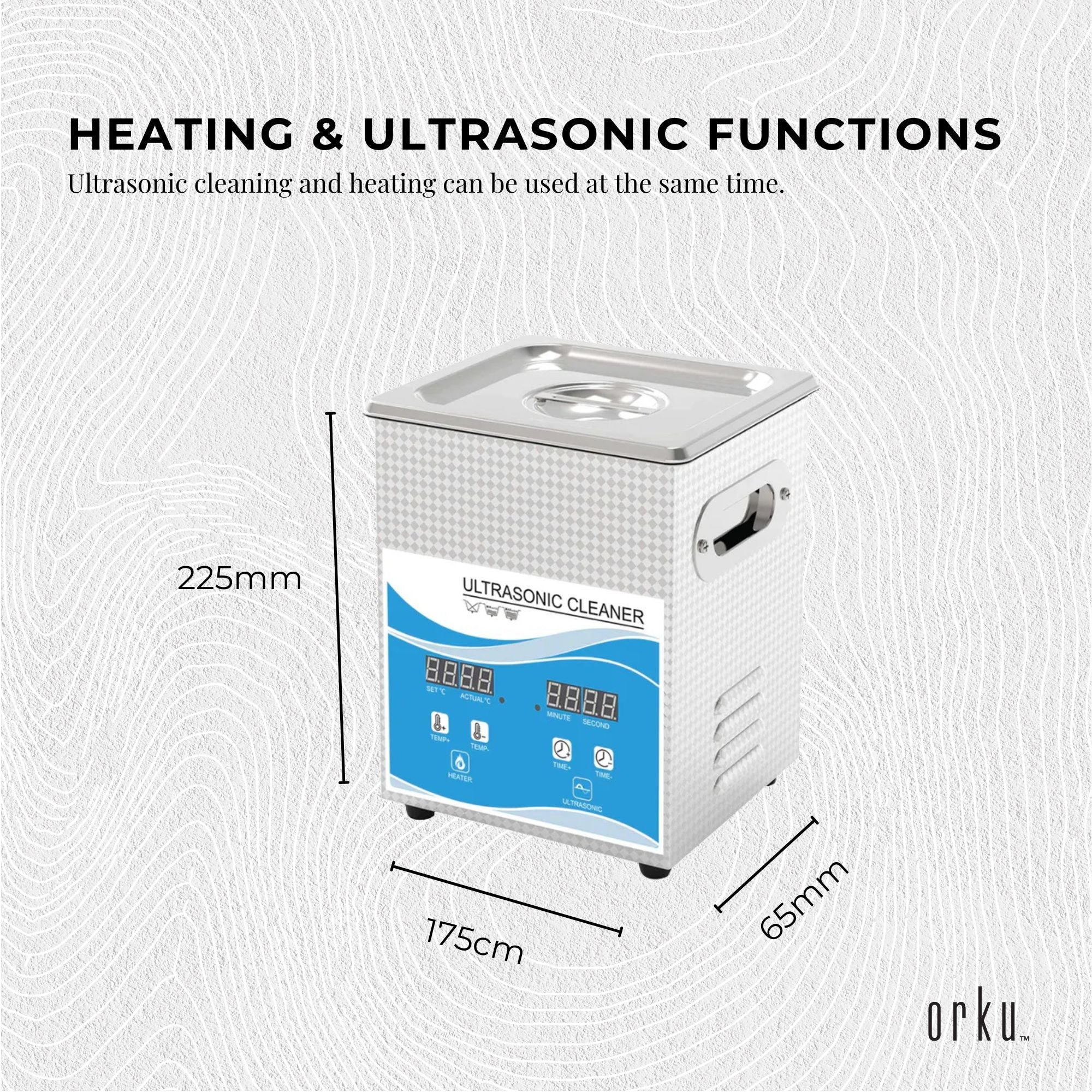 2L Digital Ultrasonic Cleaner Jewelry Ultra Sonic Bath Degas Parts Cleaning V238-SUPDZ-32577163100240