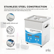 2L Digital Ultrasonic Cleaner Jewelry Ultra Sonic Bath Degas Parts Cleaning V238-SUPDZ-32577163100240
