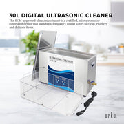 30L Digital Ultrasonic Cleaner Jewelry Ultra Sonic Bath Degas Parts Cleaning V238-SUPDZ-32577203339344