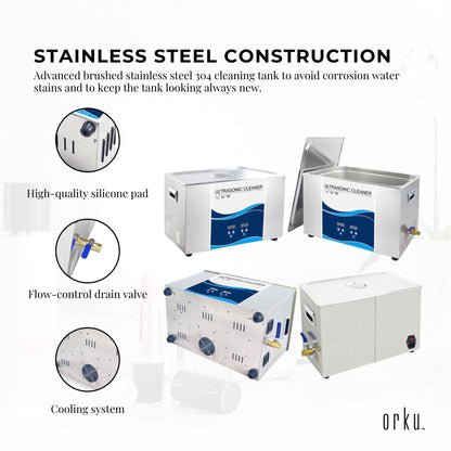 30L Digital Ultrasonic Cleaner Jewelry Ultra Sonic Bath Degas Parts Cleaning V238-SUPDZ-32577203339344