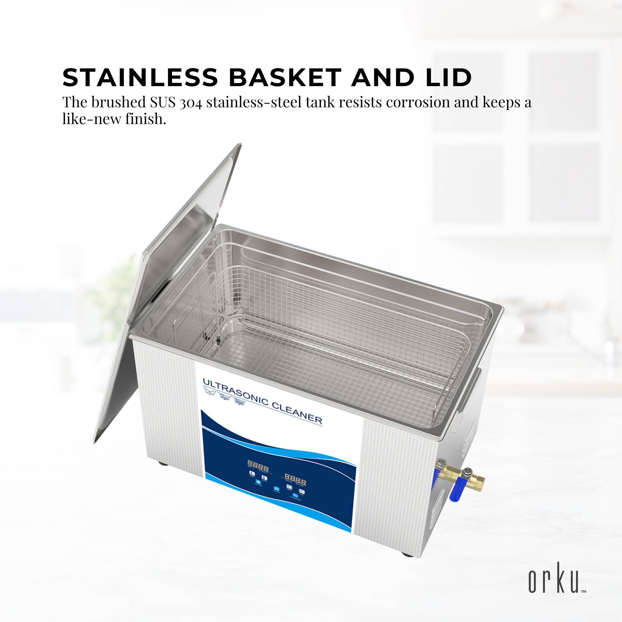 30L Digital Ultrasonic Cleaner Jewelry Ultra Sonic Bath Degas Parts Cleaning V238-SUPDZ-32577203339344