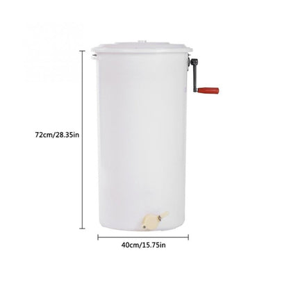 2 Frame Honey Extractor Plastic Two Manual Spinner Crank Honey Bee Beekeeping V238-SUPDZ-32620581552208