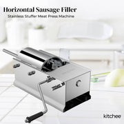 Kitchee 7L Manual Horizontal Sausage Filler - Stainless Stuffer Meat Press Machine V238-SUPDZ-32653381009488