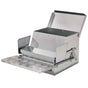 9kg Automatic Chook Chicken Feeder Poultry Auto Treadle Aluminium Metal Feeders V238-SUPDZ-32677339627600