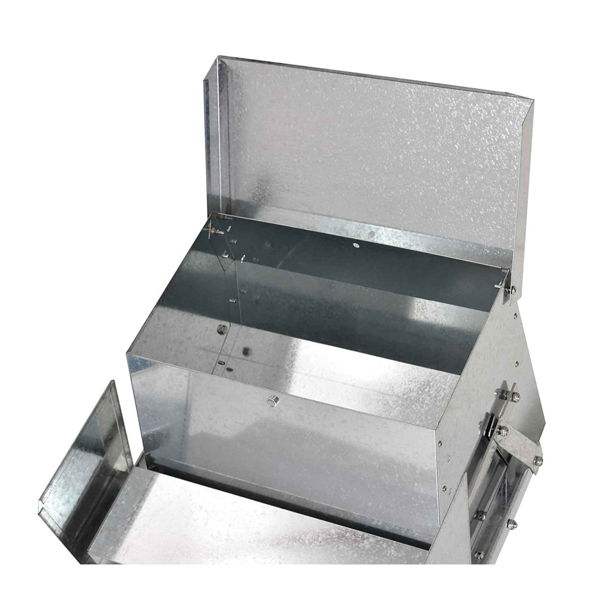 9kg Automatic Chook Chicken Feeder Poultry Auto Treadle Aluminium Metal Feeders V238-SUPDZ-32677339627600